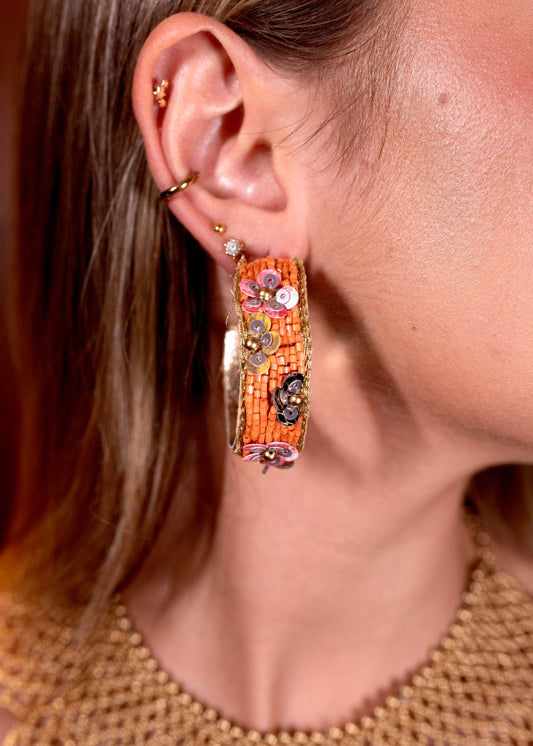 PENDIENTES CAPRI ORANGE